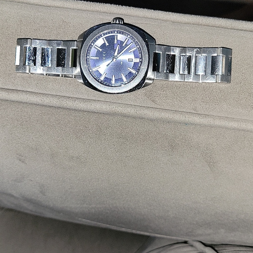 Mens Gucci GG2570 Blue Dial